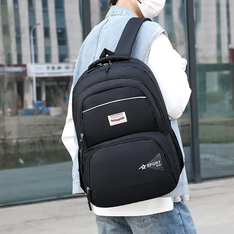 Wholesale Foreign Trade Backpack Leisure Travel Oxford Cloth Computer Schoolbag Large Capacity Fashion Trendy Student Backpack